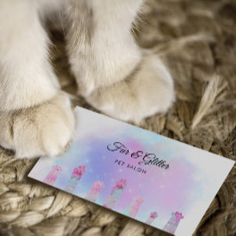 Haustiersalon mit fabelhaften Pelzpfoten Visitenkarte