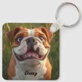 Haustierschlüsselkette Schlüsselanhänger (Rückseite)