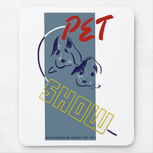Haustiershow Mousepad (Vorne)