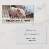 Haustiersitter-Service Visitenkarte (Vorne/Hinten)