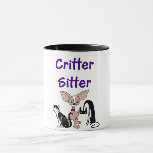 Haustiersitter-Tasse Tasse (Zentrum)