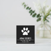 Haustiertatze instagram terminkarte (Stehend Vorderseite)