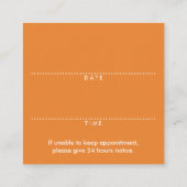 Haustiertatzen-Verabredungs-Erinnerung Terminkarte (Rückseite)