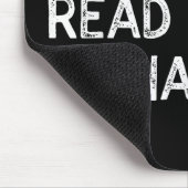 Haustunde lesen Bücher, sei glücklich, lustiger Bü Mousepad (Ecke)