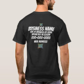 Hausunternehmer T-Shirt (Rückseite)