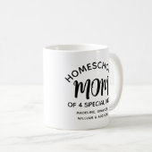 Hausunterricht Mama Spezielle Kinder Name Kaffee T Kaffeetasse (VorderseiteRechts)