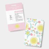 Hausunterricht Unschulbildung Privatstudent Sun Ausweis (Front & Back)