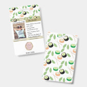 Hausunterricht Unschulbildung Privatstudent Sushi Ausweis (Vorder- & Rückseite)