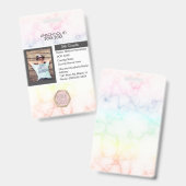 Hausunterricht Unschulbildung Schüler Regenbogen Ausweis (Vorder- & Rückseite)