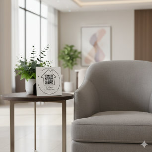 Hauswärmespeicher   Personalisierter QR-Code für W Fotoplatte