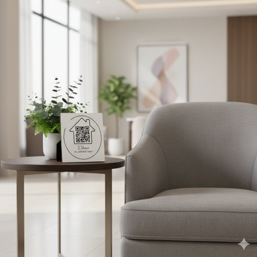 Hauswärmespeicher | Personalisierter QR-Code für W Fotoplatte
