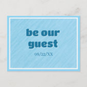 Hauswärmung einladen! Gepasste Postkarte (Vorderseite)