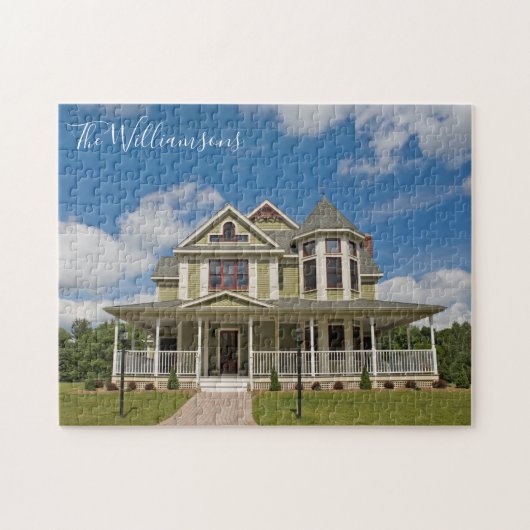 Hauswärmung Geschenke Custom New House Foto Family Puzzle (Horizontal)