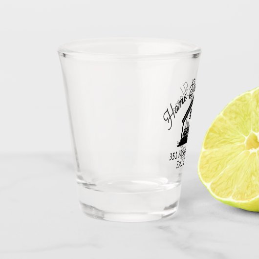 Hauswärmung Gunst Shot Glass Schnapsglas (Links)