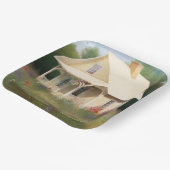 Hauswärmung im Weißen Haus Pappteller (Gewinkelt)