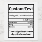 Hauswärmung Party Rentenkollegen Vielen Dank Weinetikett (Einzelnes Label)