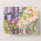 Hauswechsel und neue Adresse alte Tür All In One Einladung (Rückseite)