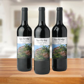 Hauswein Zuhause Foto Weinetikett