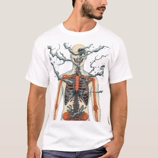 Haut aus Fenstern T-Shirt (Vorderseite)