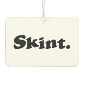 Haut. Autolufterfrischer (Rückseite)