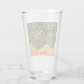 Haut der Bachforelle - Fisch, Fischerei, Angeln Glas (Rückseite)