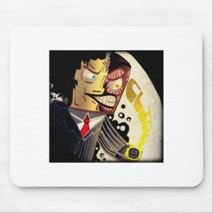 Haut, die Mausunterlage zeichnet Mousepad