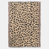 Haut-Geparddekor Decke (Vorderseite Vertikal)