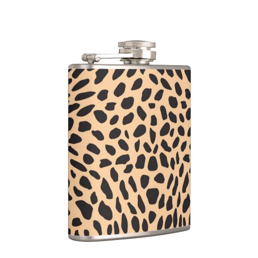 Haut-Geparddekor Flachmann (Rechts)