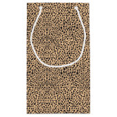 Haut-Geparddekor Kleine Geschenktüte (Rückseite)