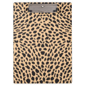 Haut-Geparddekor Klemmbrett (Vorderseite)