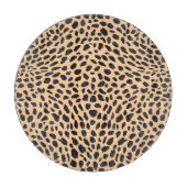 Haut-Geparddekor Schneidebrett (Vorderseite)