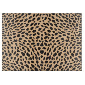 Haut-Geparddekor Schneidebrett (Vorderseite)