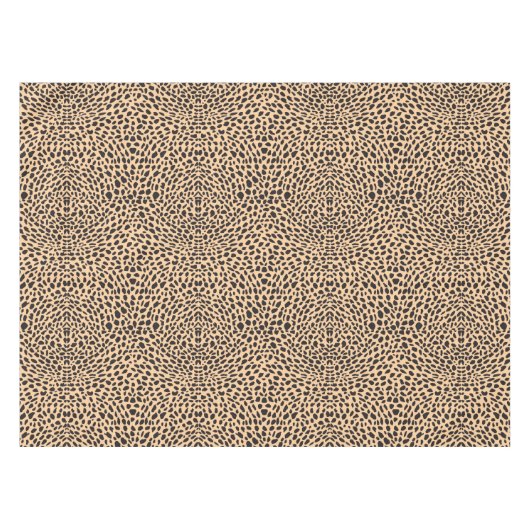 Haut-Geparddekor Tischdecke (Vorderseite (Horizontal))