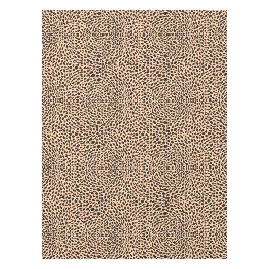 Haut-Geparddekor Tischdecke (Vorderseite)