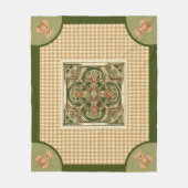 Haut Houndstooth, Fleecedecke (Vorderseite)