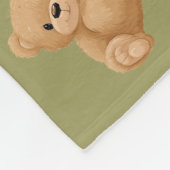 Haut Houndstooth, Fleecedecke (Ecke)