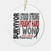 Haut-Krebs des Überlebend-4 Keramikornament (Links)