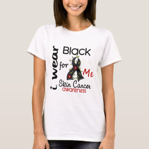 Haut-Krebs trage ich Schwarzes für MICH 43 T-Shirt