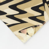 Haut, Leopard, Schlange Fleecedecke (Ecke)