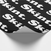 Haut. Schleifpapier Geschenkpapier (Ecke)