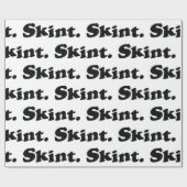 Haut. Schleifpapier Geschenkpapier (Flach)