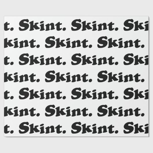 Haut. Schleifpapier Geschenkpapier (Flach)