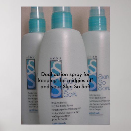 Haut So Soft 001, Doppelwirkung Spray zum behalt.. Poster (Vorne)