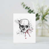 Haut und Blut Postkarte (Stehend Vorderseite)