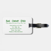 Haut von drei schönen Forellen Gepäckanhänger (Rückseite horizontal)