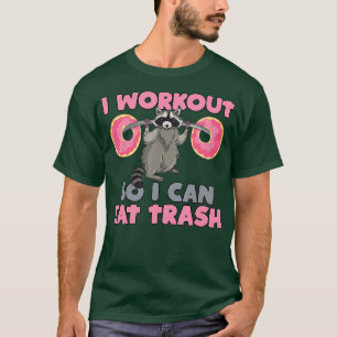 Hautausschlag Ess Racoon Funny Gym Swole Rat Weigh T-Shirt