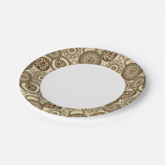 Hautbild 3 pappteller (Schrägansicht)