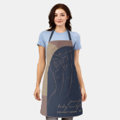 Hautbildhauerbildhauerei Tan Schürze (Getragen)