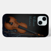 Haute Bohème Violinist Black Case-Mate iPhone Hülle (Rückseite (Horizontal))