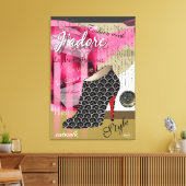 Haute Couture Abstrakt Shoe Art 26 x 38 Leinwanddruck (Insitu (Wohnzimmer))